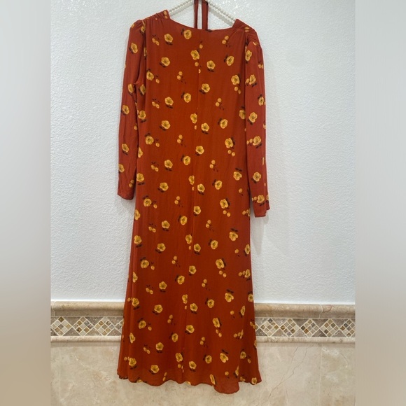 Reformation Hailey Joy Floral dress size L - Picture 3 of 5